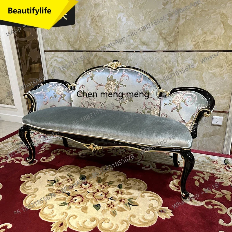 Q181 French solid wood bed stoolEuropean bed, living room sofa, shoe changing stool, luxury bedside bench
Q181 French solid wood bed stoolEuropean bed, living room sofa, shoe changing stool, luxury bedside bench