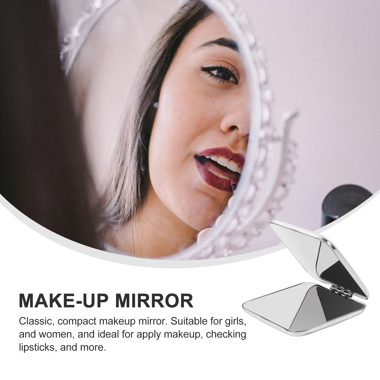 Compact Aluminum Letter Makeup Mirror Portable Mini Vanity Mirrors for Girls Women Travel Foldable Dual Sided Gift
Compact Aluminum Letter Makeup Mirror Portable Mini Vanity Mirrors for Girls Women Travel Foldable Dual Sided Gift