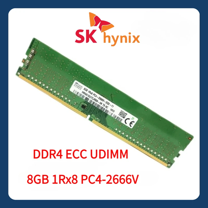 SK hynix 8 ГБ 1Rx8 PC4 2666 В DDR4 2666 МГц Pure ECC UDIMM рабочая станция RAM Небуферированная серверная память
SK hynix 8 ГБ 1Rx8 PC4 2666 В DDR4 2666 МГц Pure ECC UDIMM рабочая станция RAM Небуферированная серверная память