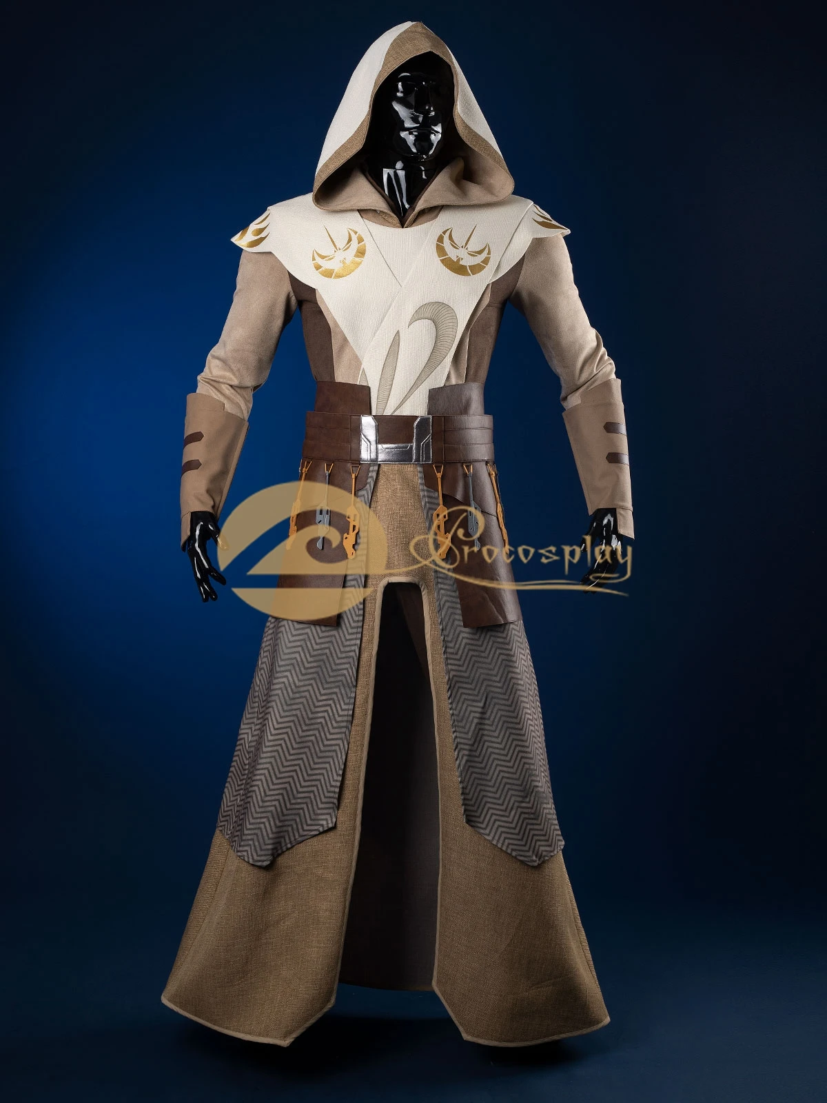 Jedi Cosplay Temple Guard Costume Movie Men Clothes for Halloween Role Play
Jedi Cosplay Temple Guard Costume Movie Men Clothes for Halloween Role Play