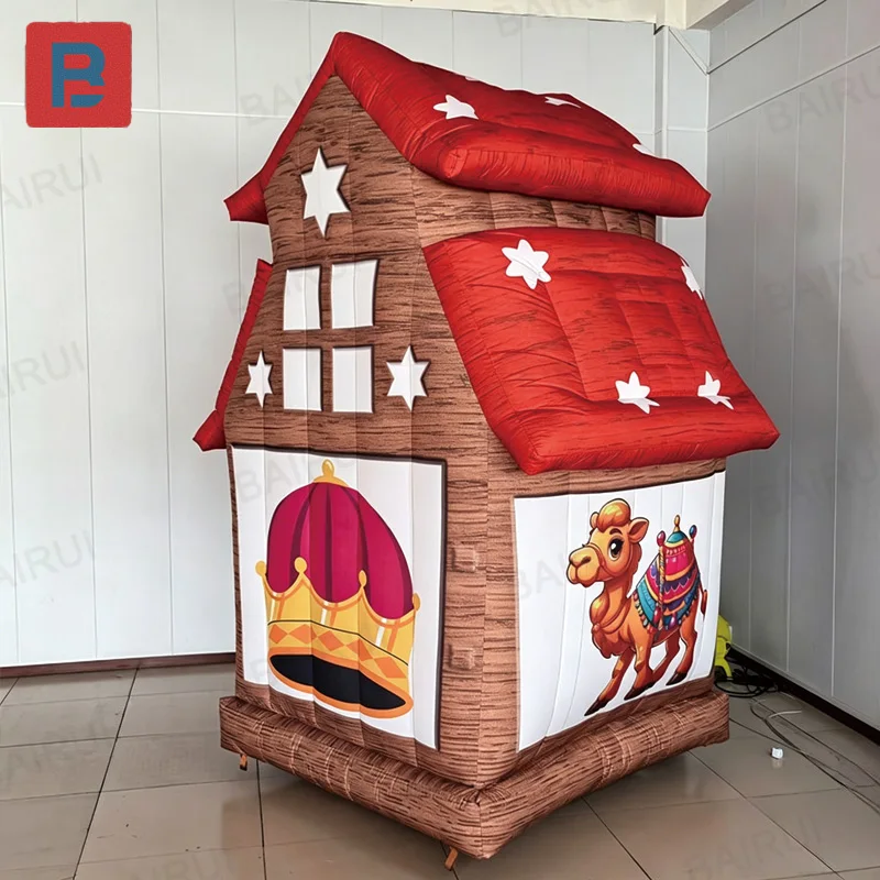 Inflatable Christmas Hut, Christmas Garden Decoration Hut, Inflatable Cartoon Brick House with Red Roof
Inflatable Christmas Hut, Christmas Garden Decoration Hut, Inflatable Cartoon Brick House with Red Roof