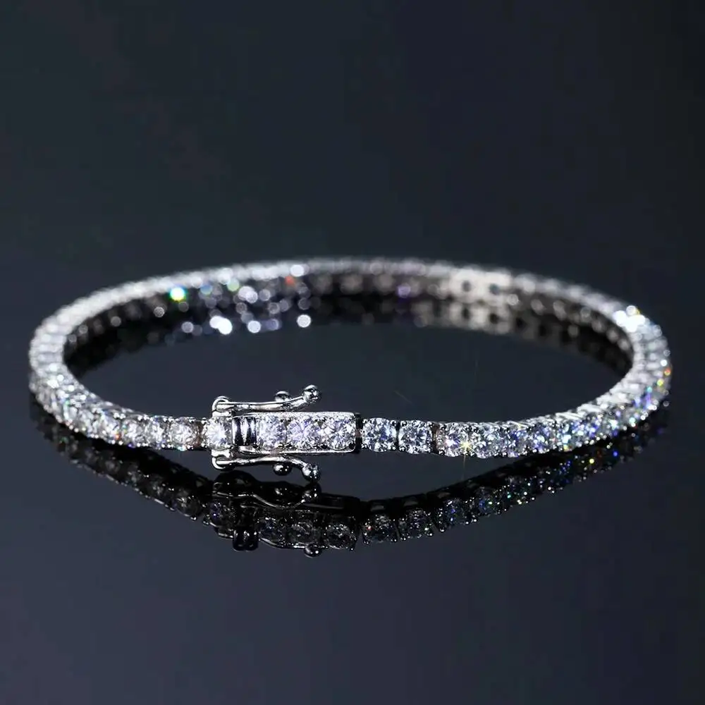 Стерлингового Серебра 925 пробы Муассанит Теннис Сверкающие Драгоценные День Рождения Свадьба Невесты Ювелирные Изделия 2 мм 3 мм Женский VVS Лабораторный Браслет с Бриллиантами
Стерлингового Серебра 925 пробы Муассанит Теннис Сверкающие Драгоценные День Рождения Свадьба Невесты Ювелирные Изделия 2 мм 3 мм Женский VVS Лабораторный Браслет с Бриллиантами