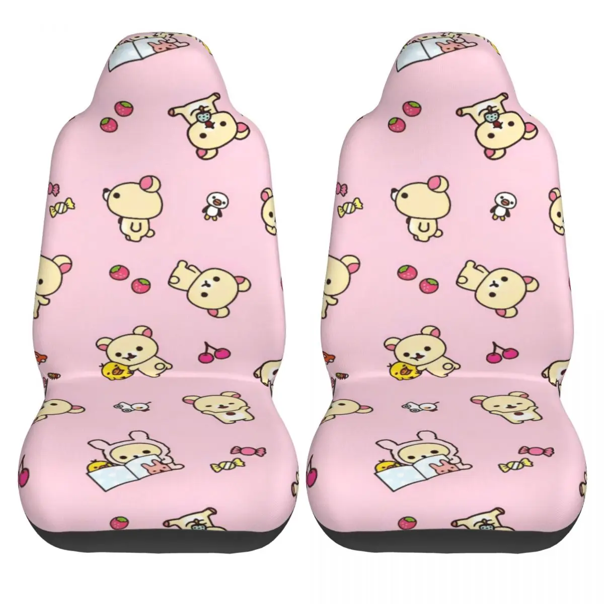 Чехлы на автомобильные сиденья Rilakkuma, высококачественные чехлы на автомобильные сиденья из полиэстера, эластичный чехол из двух частей
Чехлы на автомобильные сиденья Rilakkuma, высококачественные чехлы на автомобильные сиденья из полиэстера, эластичный чехол из двух частей