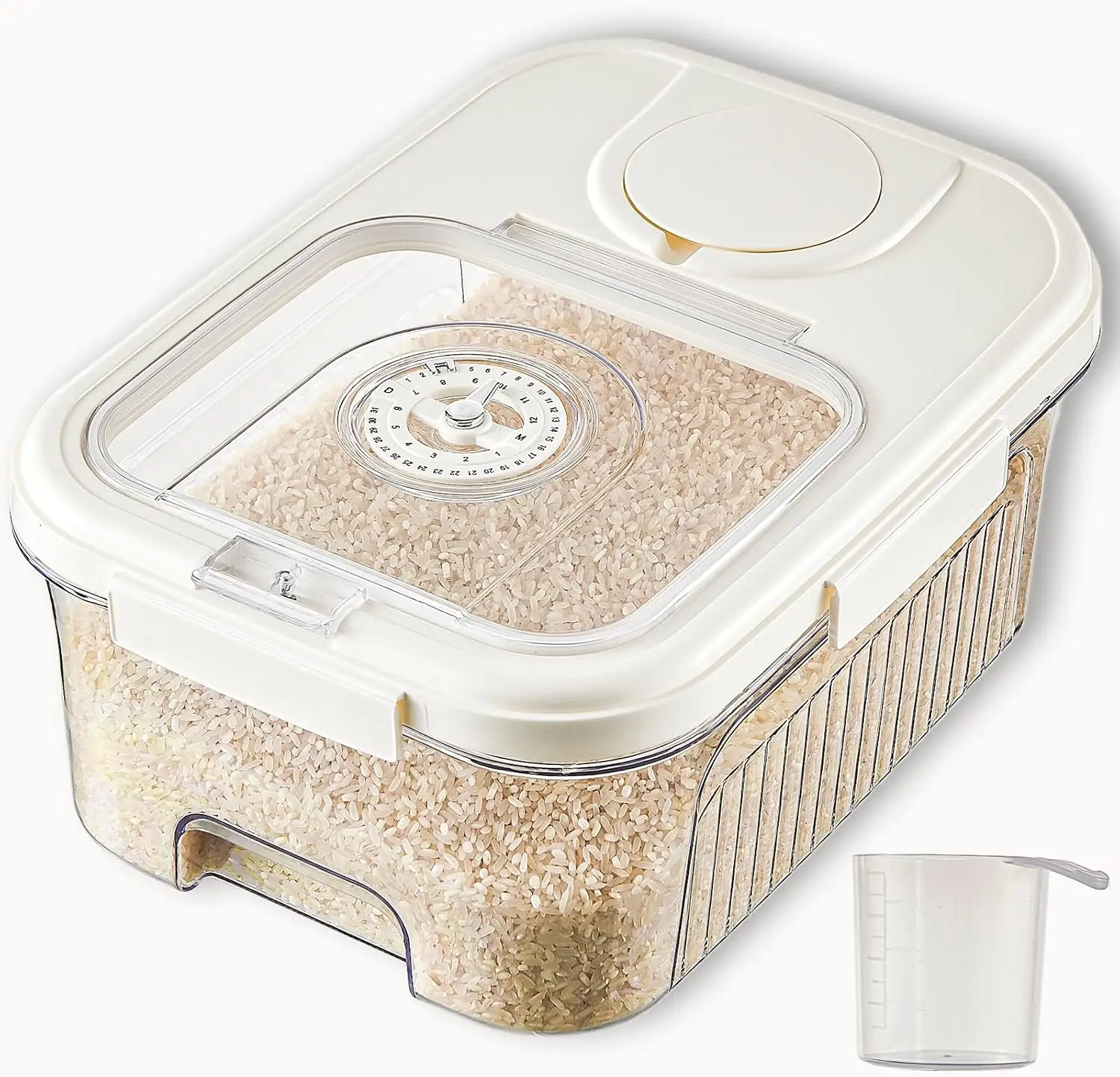 Контейнер для хранения риса, 6,9 кварты, ведро для сухих продуктов без BPA с крышкой, влагостойкий, кухонный органайзер для круп, зерна, макарон
Контейнер для хранения риса, 6,9 кварты, ведро для сухих продуктов без BPA с крышкой, влагостойкий, кухонный органайзер для круп, зерна, макарон