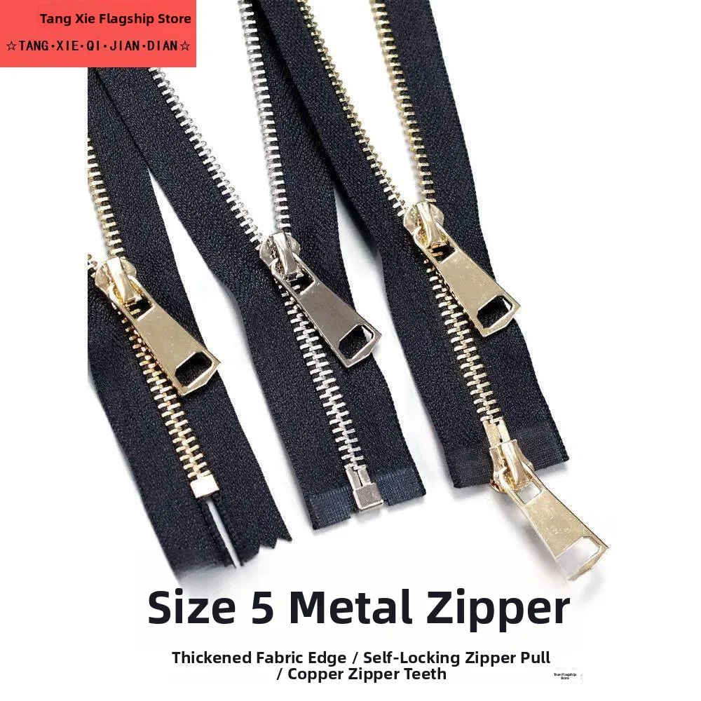 No.5 Metal Zipper Closed Tail Short Style for Bags Pants High End Zipper Pull for Clothes And Doors
No.5 Metal Zipper Closed Tail Short Style for Bags Pants High End Zipper Pull for Clothes And Doors