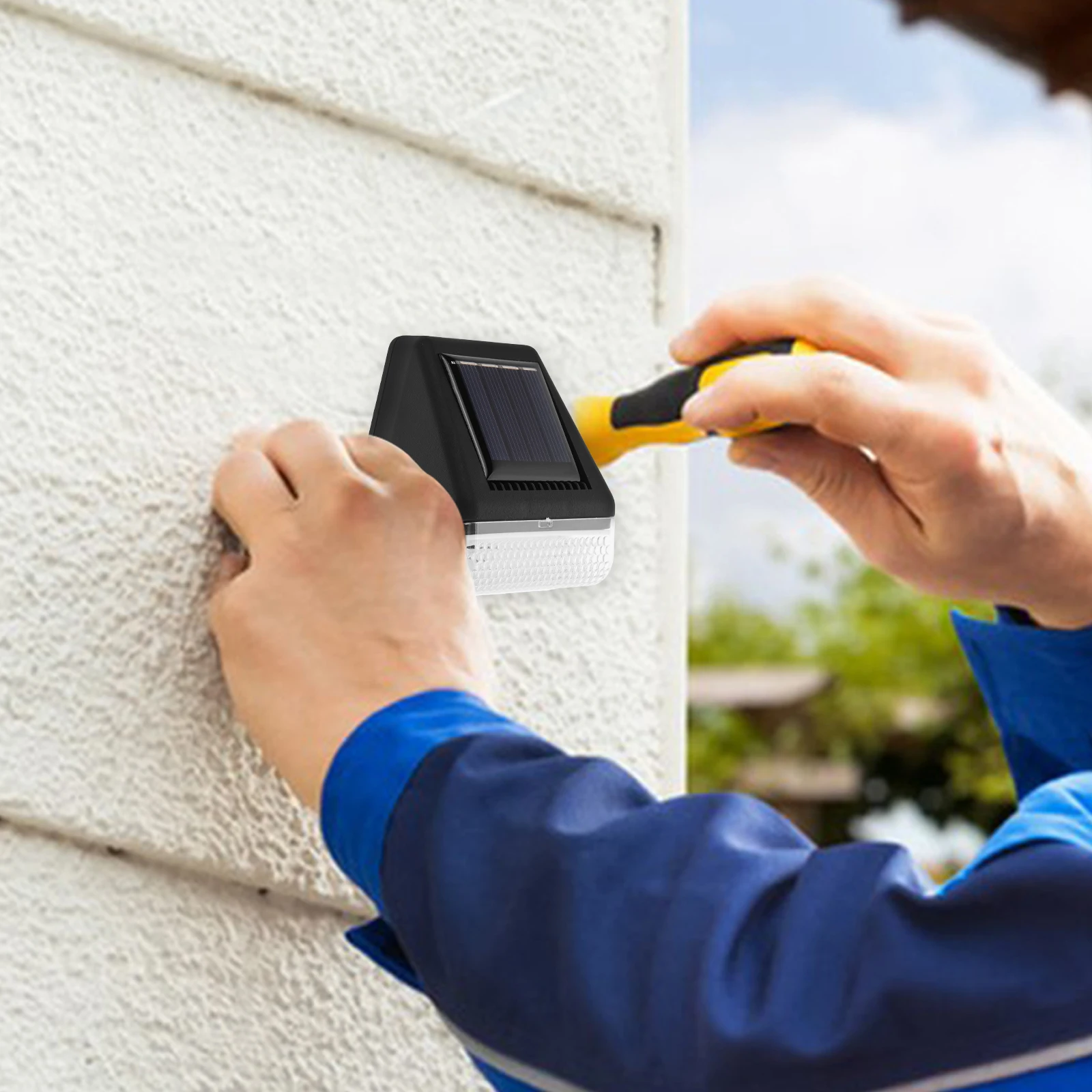 Solar Powered LED Wall Lamp Warm White Plastic Waterproof Outdoor Gardens Hotels Courtyards Residences Walls Easy Installation
Solar Powered LED Wall Lamp Warm White Plastic Waterproof Outdoor Gardens Hotels Courtyards Residences Walls Easy Installation