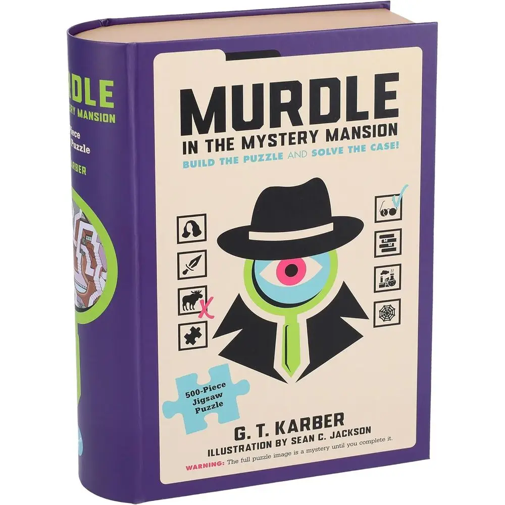 Murdle in The Mystery Mansion 500-Piece Jigsaw Puzzle
Murdle in The Mystery Mansion 500-Piece Jigsaw Puzzle