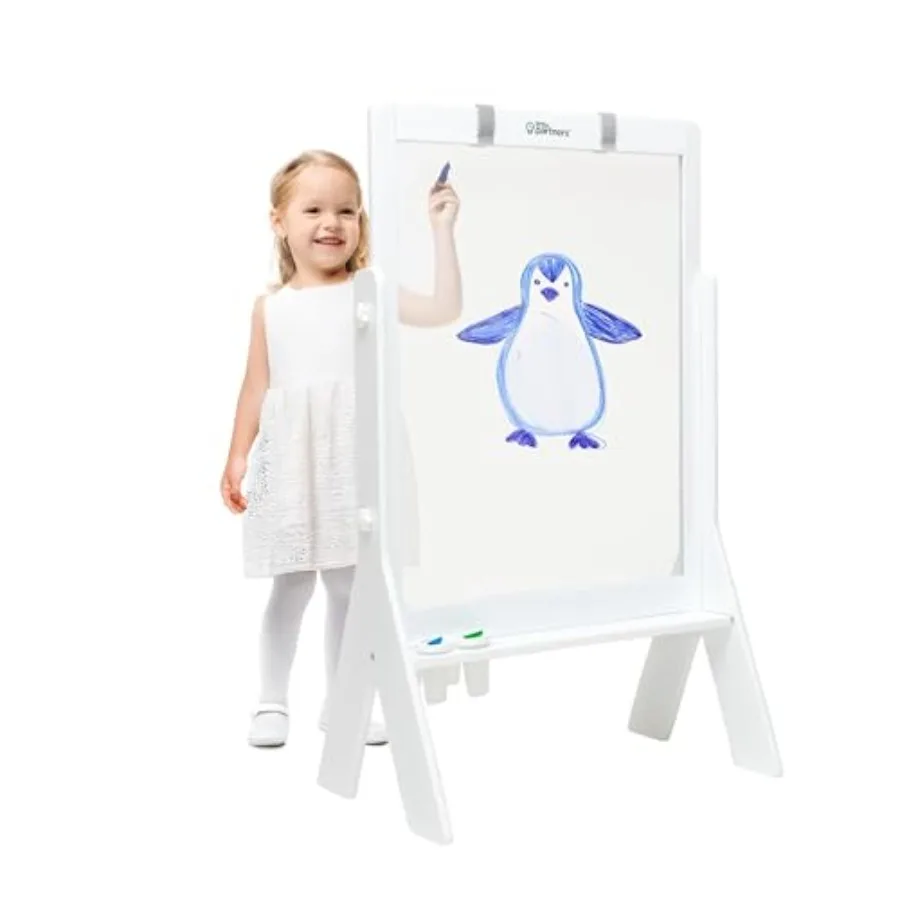 Peek-A-Boo Art Toddler Easel 's Two-Sided Adjustable Height Clear Acrylic Paint Station for with Built-in Storage Eraser Paint
Peek-A-Boo Art Toddler Easel 's Two-Sided Adjustable Height Clear Acrylic Paint Station for with Built-in Storage Eraser Paint