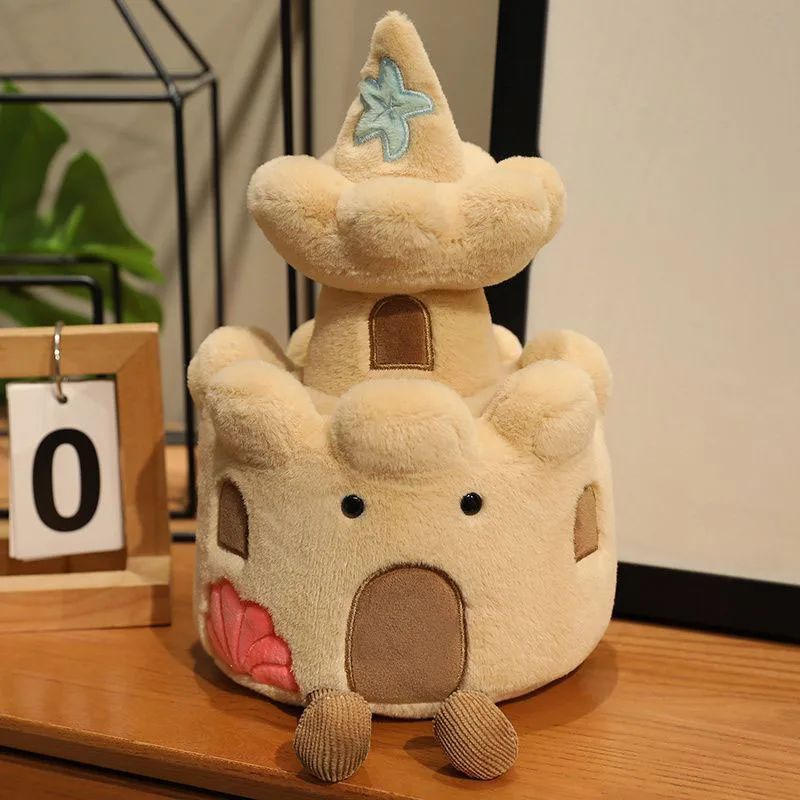 Cute Sandcastle Plush Toy Soft Stuffed Cartoon Castle Doll Kawaii Beach House Plushie for Birthday Gift Home Decor Creativity
Cute Sandcastle Plush Toy Soft Stuffed Cartoon Castle Doll Kawaii Beach House Plushie for Birthday Gift Home Decor Creativity