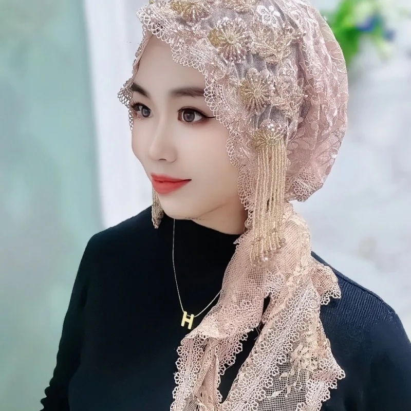 Handmade Tassel Women Hijab Instant Hat Ethnic Triangle Head Scarf Soft Breathable Lady Head Wrap Cover Cap Outdoor Shawl Mujer
Handmade Tassel Women Hijab Instant Hat Ethnic Triangle Head Scarf Soft Breathable Lady Head Wrap Cover Cap Outdoor Shawl Mujer