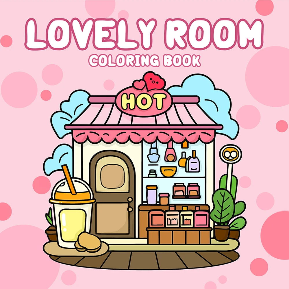 Книжка-раскраска LOVELY ROOM для взрослых с мультяшными смелыми и простыми узорами для релаксации, детские книги для рисования своими руками
Книжка-раскраска LOVELY ROOM для взрослых с мультяшными смелыми и простыми узорами для релаксации, детские книги для рисования своими руками 