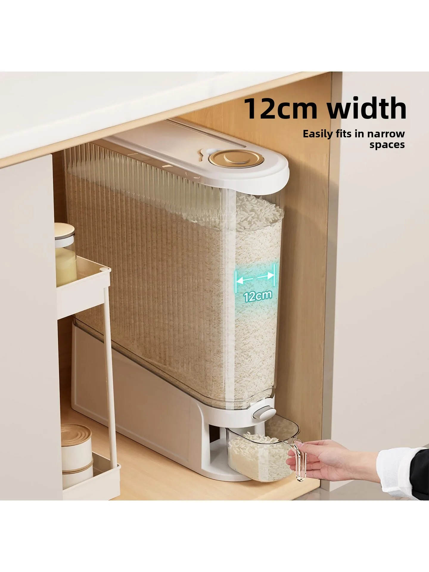 Узкий контейнер для хранения риса Sed Pr pe с большой вместимостью, для кухни, защита от вредителей и влаги
Узкий контейнер для хранения риса Sed Pr pe с большой вместимостью, для кухни, защита от вредителей и влаги