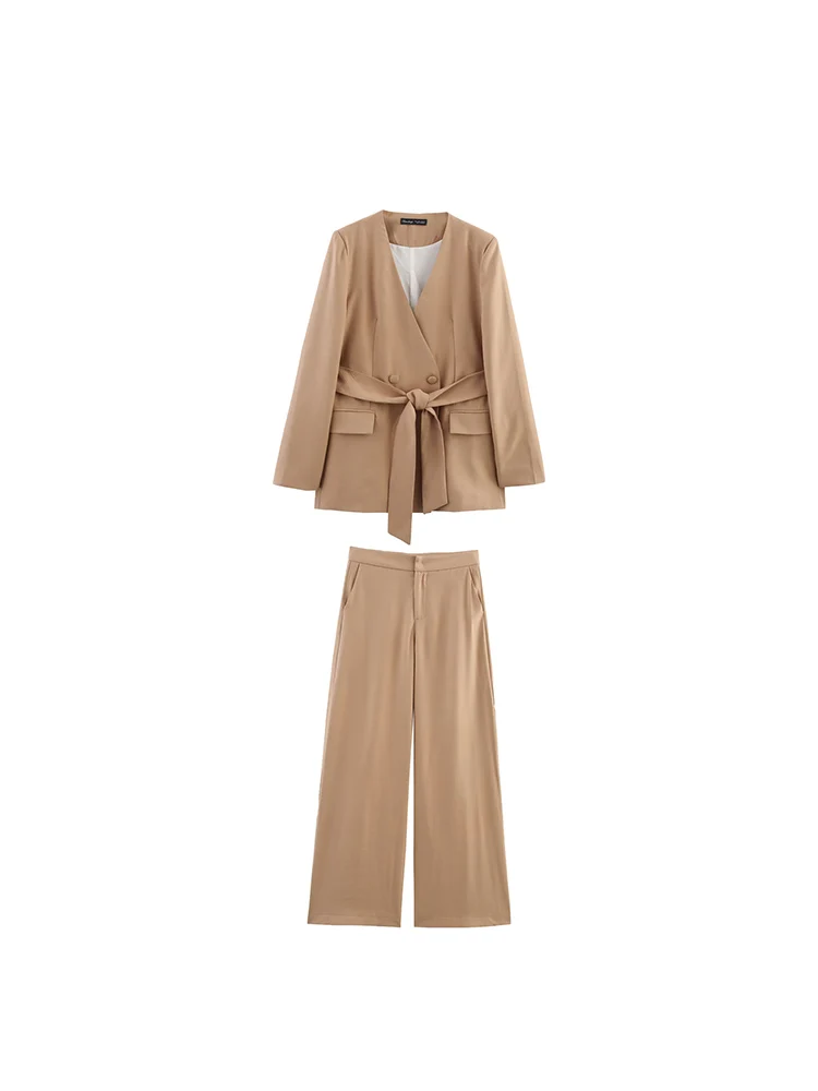 European and American style summer new fashion trend casual women's clothing with belt shoulder pad casual suit jacket pants sui
European and American style summer new fashion trend casual women's clothing with belt shoulder pad casual suit jacket pants sui