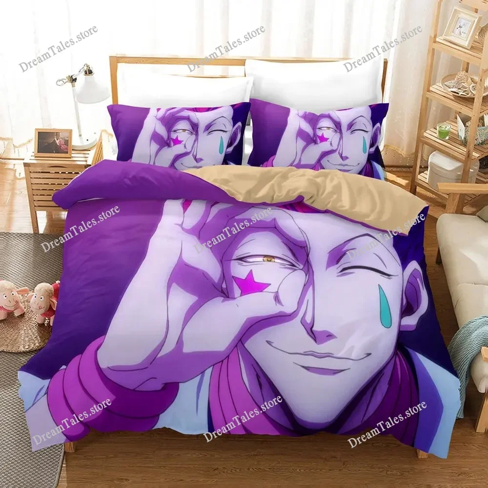 Japanese Anime HUNTER×HUNTER Bedding Set HUNTER Print Duvet Cover Pillowcase Teenagers and Children Quilt Cover Luxury Gift
Japanese Anime HUNTER×HUNTER Bedding Set HUNTER Print Duvet Cover Pillowcase Teenagers and Children Quilt Cover Luxury Gift