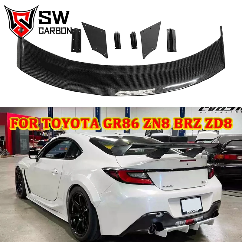 Высококачественное заднее крыло из углеродного волокна для Toyota GR86 ZN8 BRZ ZD8, багажник, задний спойлер автомобиля, сплиттер, аэродинамический комплект
Высококачественное заднее крыло из углеродного волокна для Toyota GR86 ZN8 BRZ ZD8, багажник, задний спойлер автомобиля, сплиттер, аэродинамический комплект