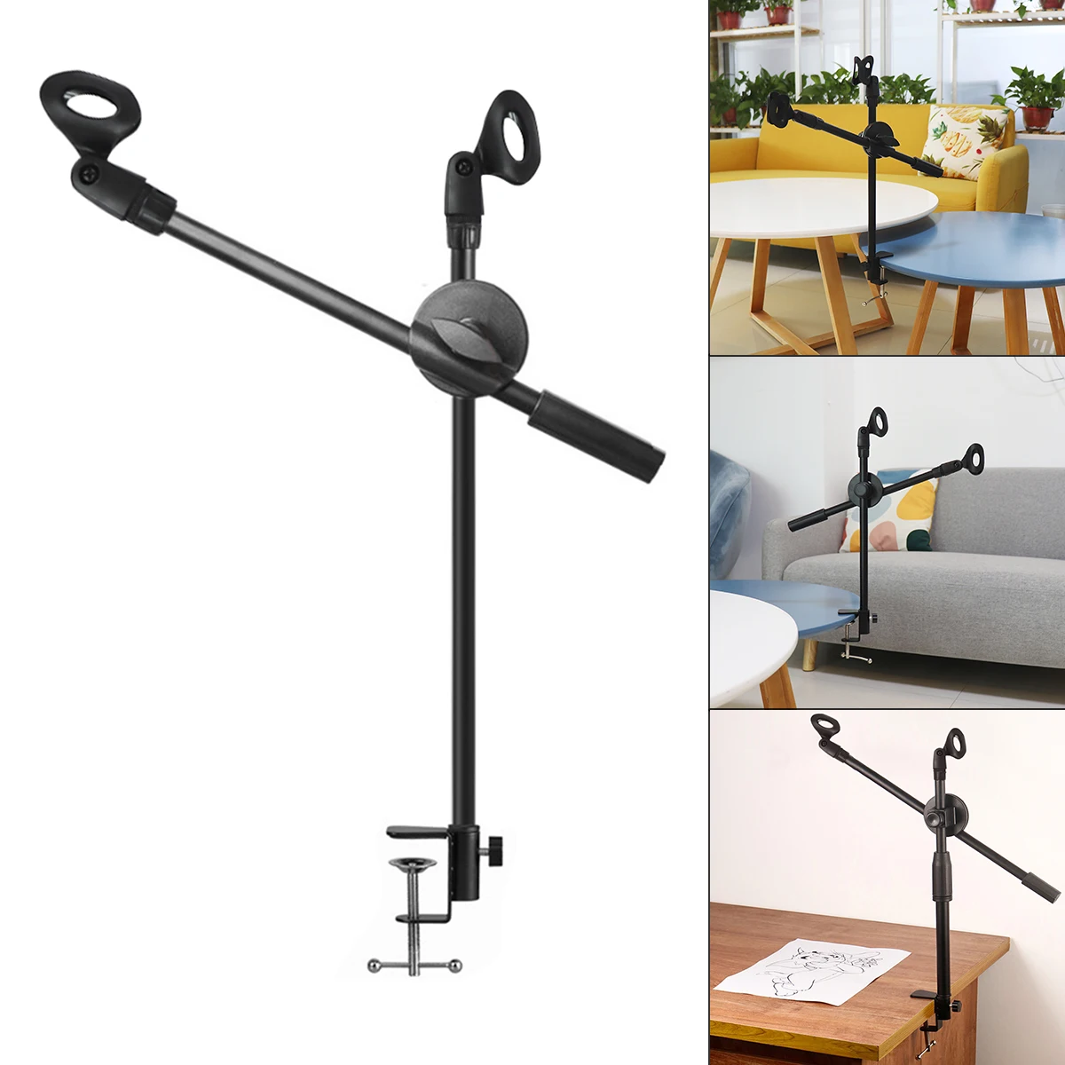 Stand Mic Stand Desk Microphone Bracket Phone Tripod Boom Arm Adjustable 3/8 Inch Screw Live Equipment
Stand Mic Stand Desk Microphone Bracket Phone Tripod Boom Arm Adjustable 3/8 Inch Screw Live Equipment