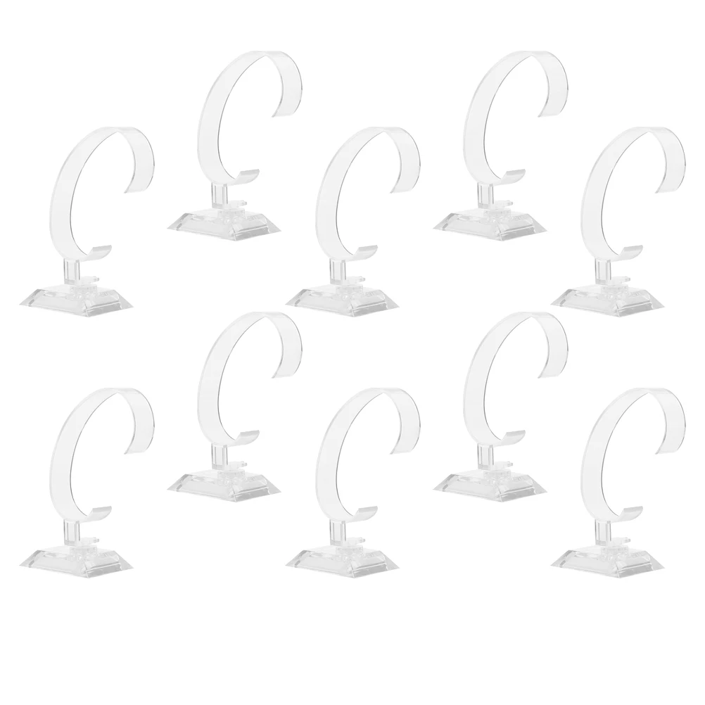 10 Pcs Watch Display Stand Clear Plastic Large Size Stable Base Lightweight Storage Rack for Bracelet Jewelry Organizer
10 Pcs Watch Display Stand Clear Plastic Large Size Stable Base Lightweight Storage Rack for Bracelet Jewelry Organizer