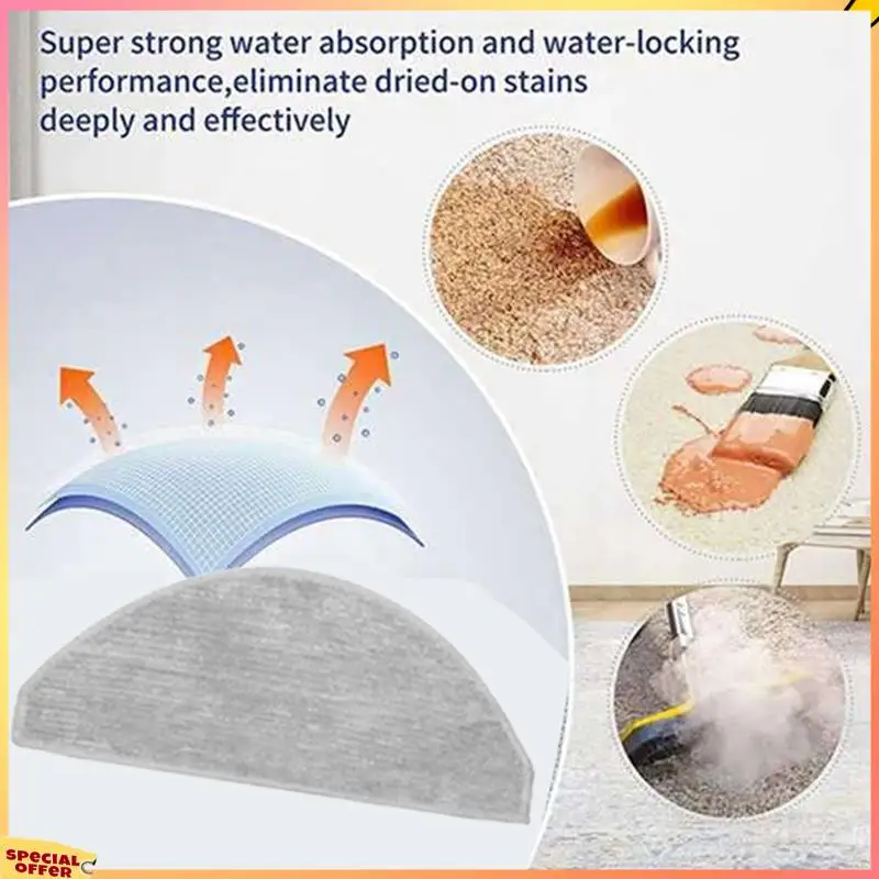 ABFI 12 PCS Cleaning Rag For Xiaomi S20 / D106 Robot Vacuum Cleaner Parts Replacement
ABFI 12 PCS Cleaning Rag For Xiaomi S20 / D106 Robot Vacuum Cleaner Parts Replacement