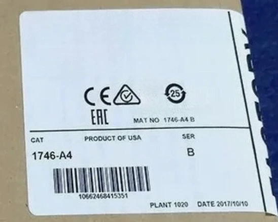 Brand New Original 1746-A4 PLC controller module 1746A4 spot Fast delivery
Brand New Original 1746-A4 PLC controller module 1746A4 spot Fast delivery