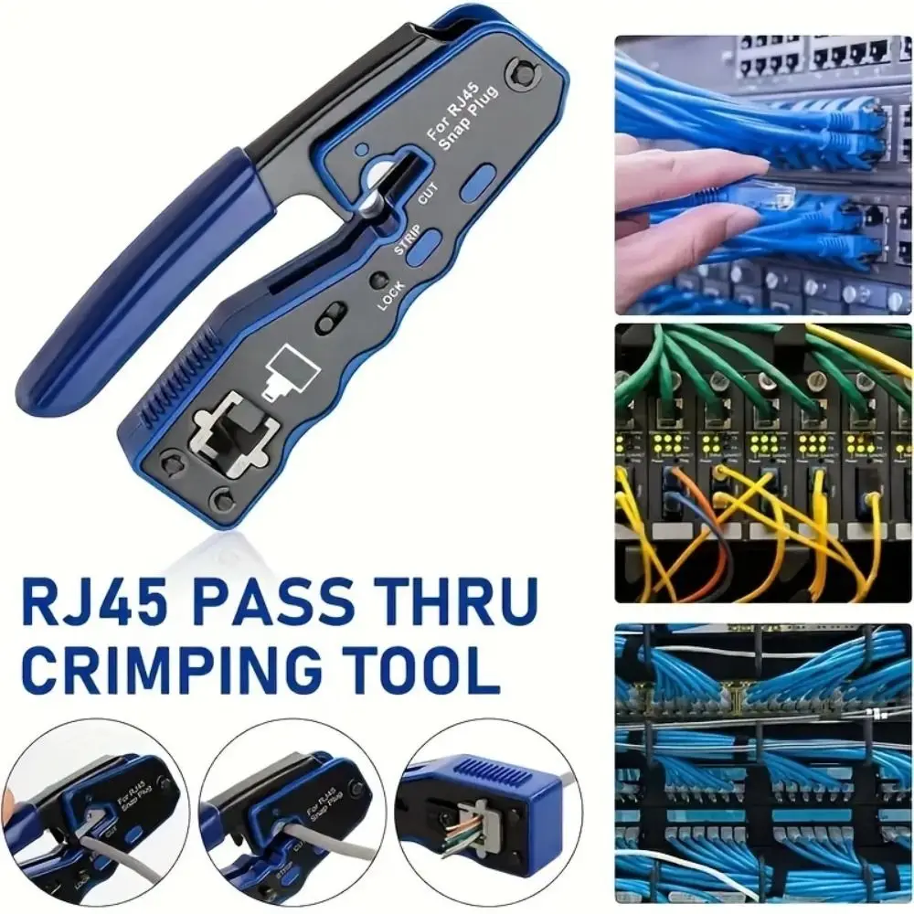 Non-slip Network Cable Pliers Ergonomic Handle Clamping Manual Pliers Tool Cable Stripping Wire Cutters Cable Crimper Household
Non-slip Network Cable Pliers Ergonomic Handle Clamping Manual Pliers Tool Cable Stripping Wire Cutters Cable Crimper Household