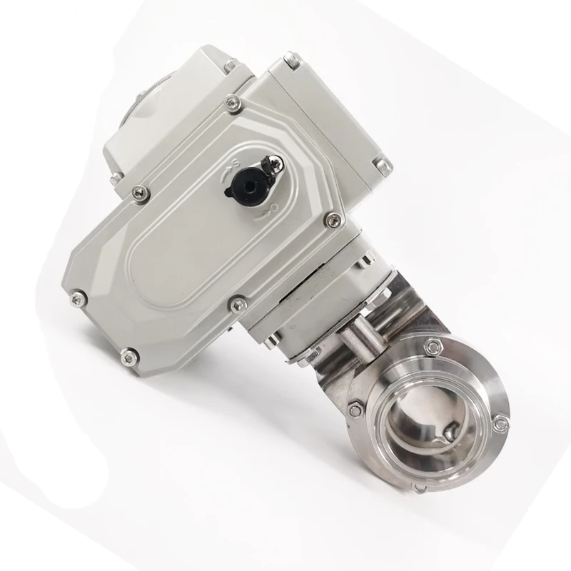 24V Electric Stainless Steel Butterfly Valves Sanitary Clamp Butterfly Valves
24V Electric Stainless Steel Butterfly Valves Sanitary Clamp Butterfly Valves