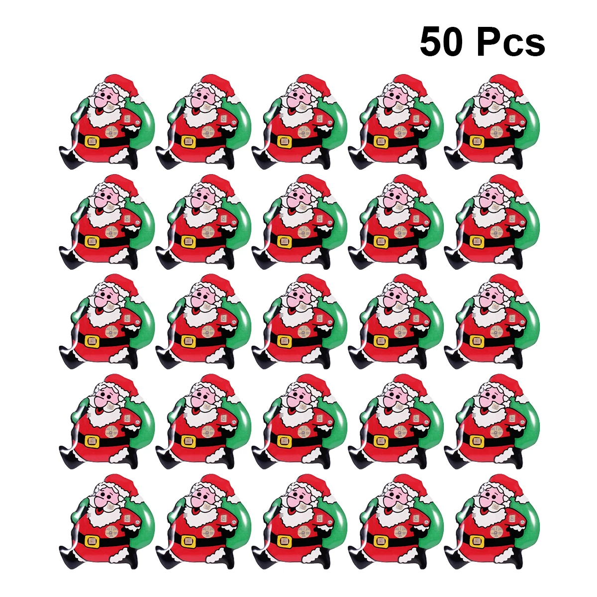 50 Pcs Christmas Glitter Brooch Toy Holiday Jewelry for Women LED Glowing Badges Small Miss 
50 Pcs Christmas Glitter Brooch Toy Holiday Jewelry for Women LED Glowing Badges Small Miss
