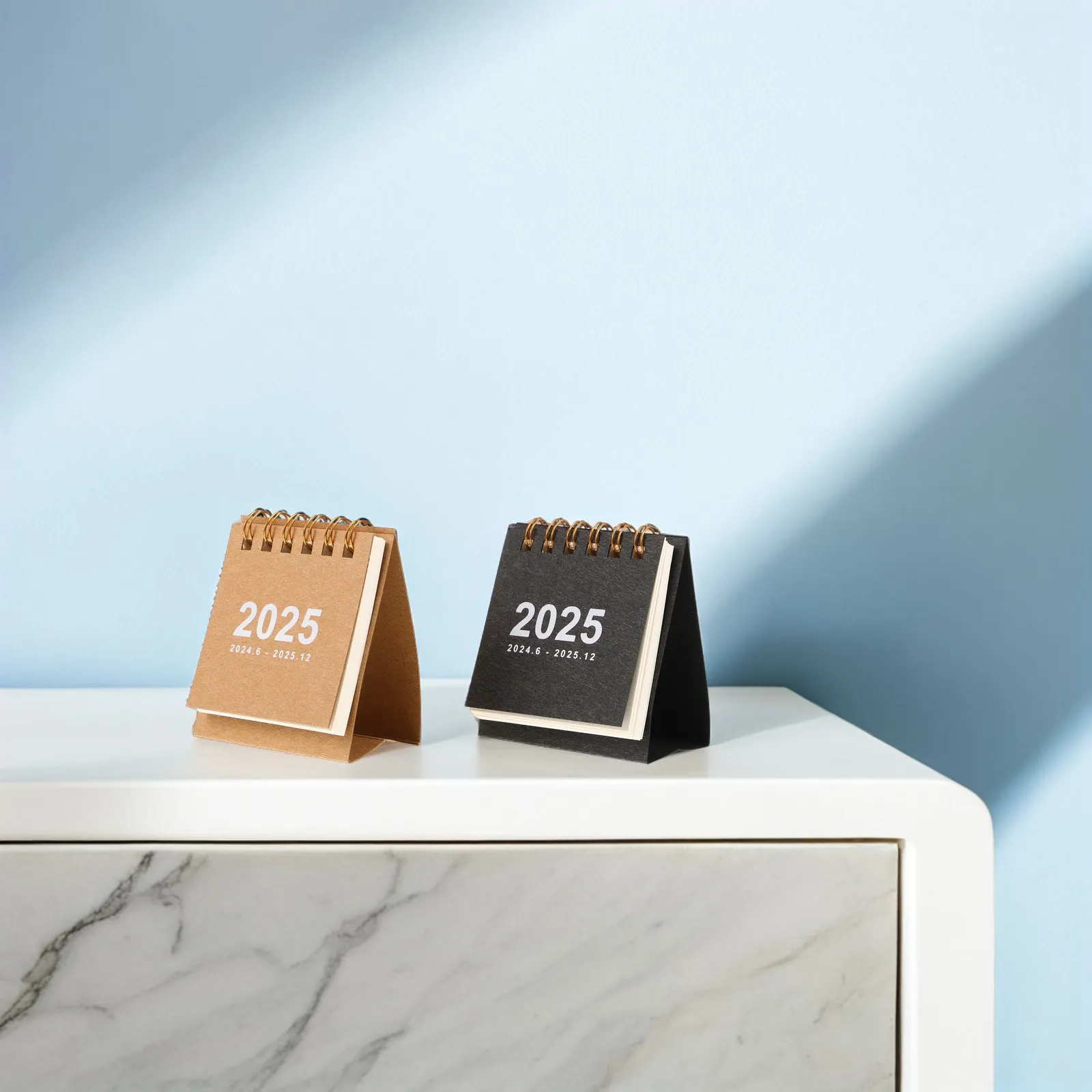 2Pcs Mini Desk Calendar 2025 Compact Spiral Bound Desktop Planner Smooth Flip Writable Pages Yearly Monthly Weekly Schedule
2Pcs Mini Desk Calendar 2025 Compact Spiral Bound Desktop Planner Smooth Flip Writable Pages Yearly Monthly Weekly Schedule