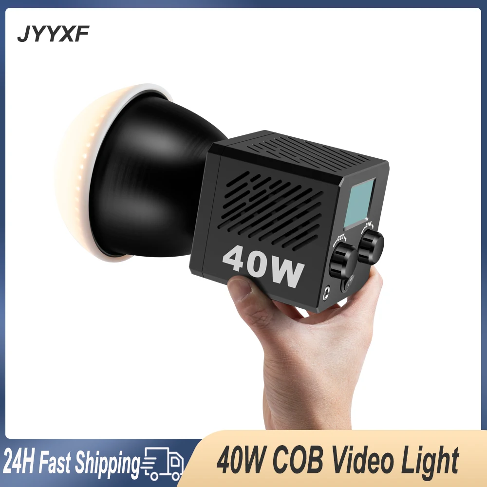 40W Bi-Color LED Video Light 500K-6500K Photography Studio lamp 3400mAh Build in Battery for Camera Video Live streaming
40W Bi-Color LED Video Light 500K-6500K Photography Studio lamp 3400mAh Build in Battery for Camera Video Live streaming