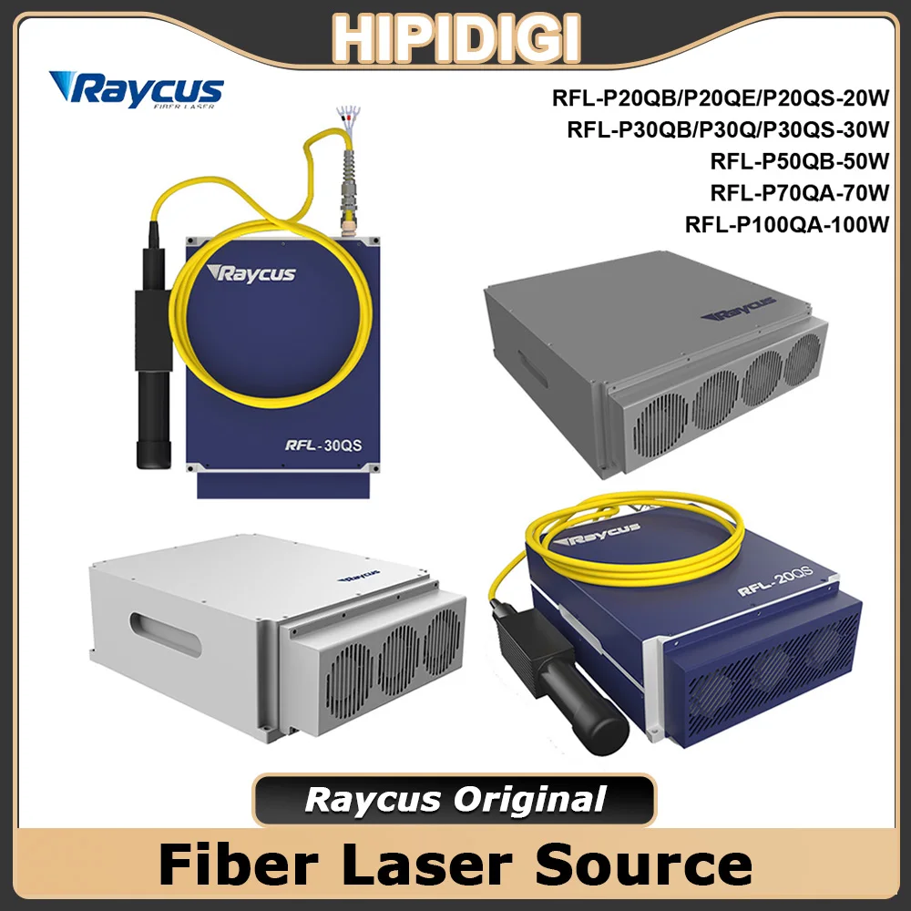 Original Raycus Pulse Continuous Fiber Laser Source 20W 30W 50W 70W 100W QA QB QE QS for Engraving Marking Machine RFL20QE/30QB
Original Raycus Pulse Continuous Fiber Laser Source 20W 30W 50W 70W 100W QA QB QE QS for Engraving Marking Machine RFL20QE/30QB