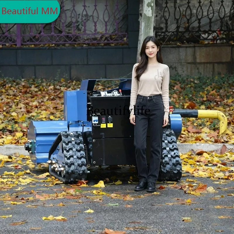 M138 Customized rubber track lawn mowers have excellent grip performance on slopes, wetlands, and rugged terrain
M138 Customized rubber track lawn mowers have excellent grip performance on slopes, wetlands, and rugged terrain