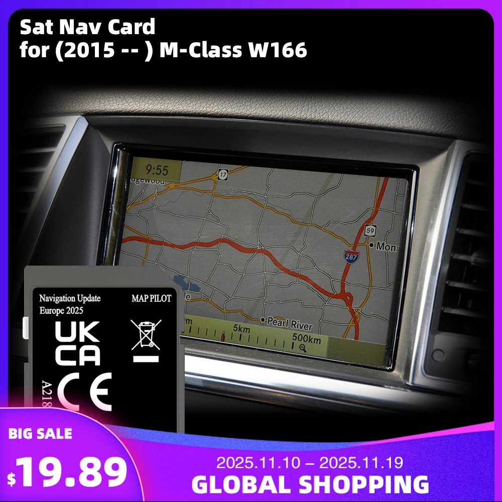 Compatibility with for Mercedes M-Class W166 Car Cover France Poland Map Navigation SD Card 32GB
Compatibility with for Mercedes M-Class W166 Car Cover France Poland Map Navigation SD Card 32GB