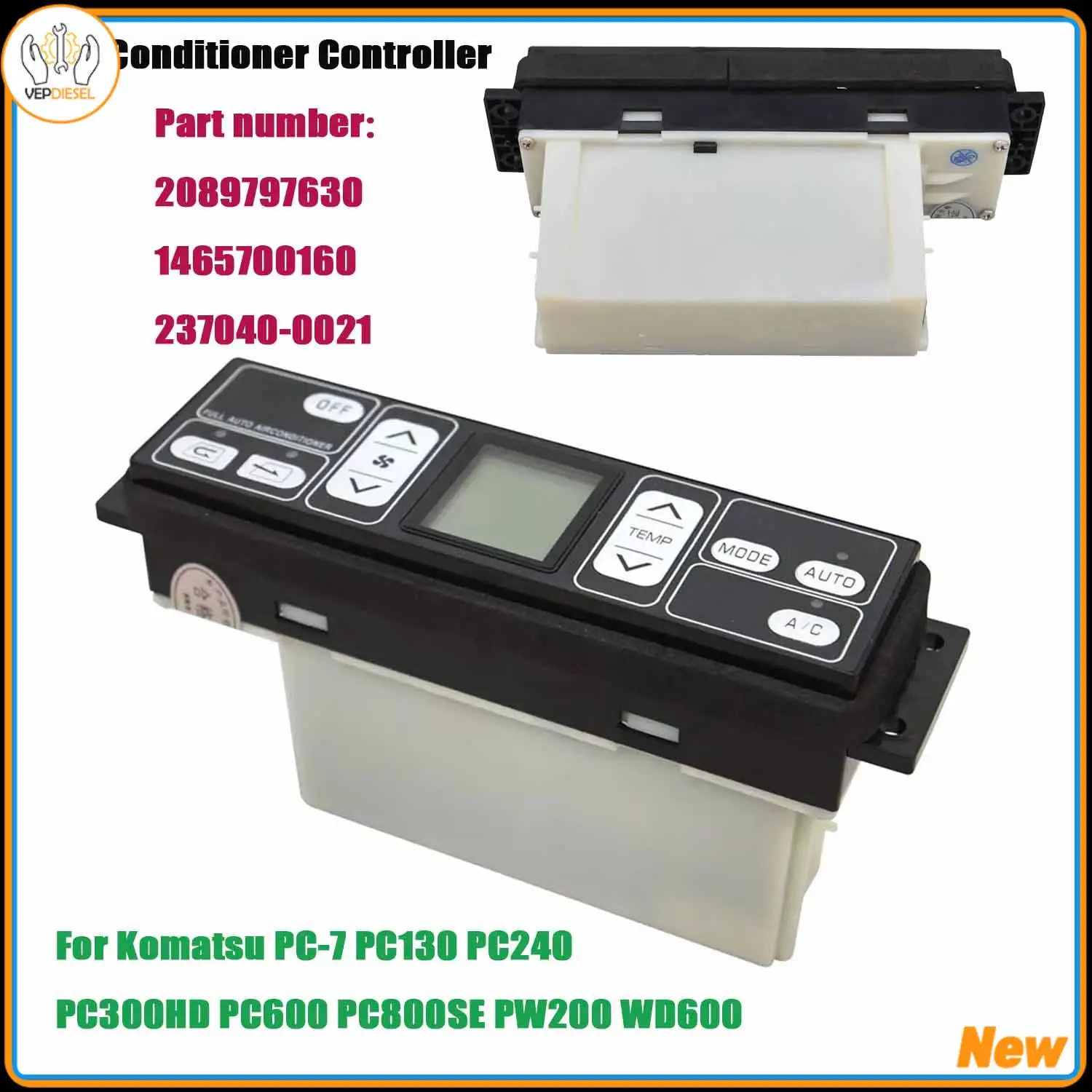 Контроллер кондиционера 2089797630 1465700160 237040 -0021 24 В для Komatsu PC-7 PC130 PC240 PC300HD PC600 PC800SE PW200 WD600
Контроллер кондиционера 2089797630 1465700160 237040 -0021 24 В для Komatsu PC-7 PC130 PC240 PC300HD PC600 PC800SE PW200 WD600