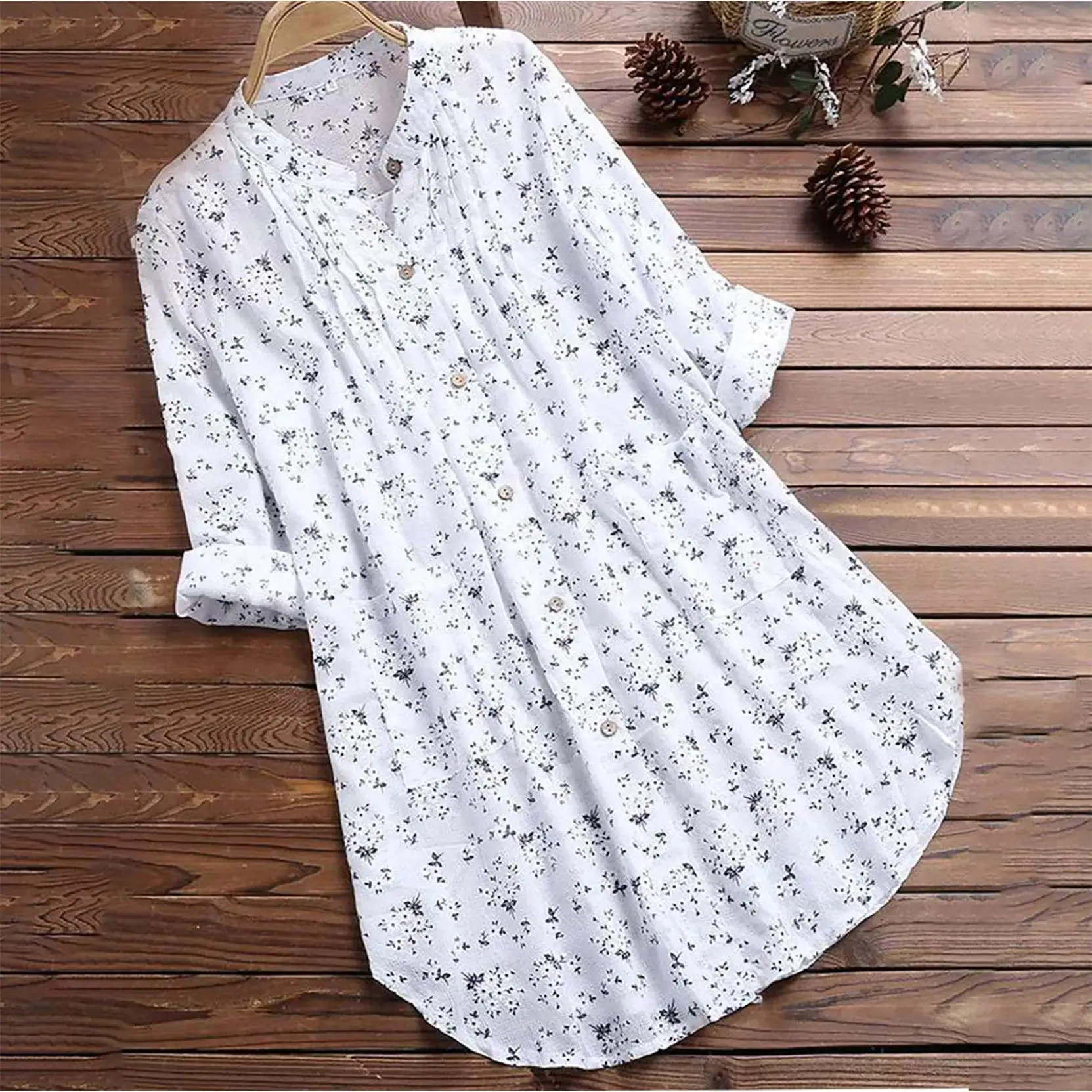 Oversized Women Floral Shirt V Neck Long Sleeve Pocket Blouse Summer Thin Streetwear Shirt Female Button Loose Elegant Shirt Top
Oversized Women Floral Shirt V Neck Long Sleeve Pocket Blouse Summer Thin Streetwear Shirt Female Button Loose Elegant Shirt Top