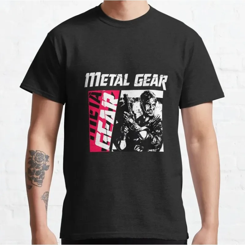 Metal Gear Solid Snake Big Boss MGSV Foxhound the Phantom Pain Diamond Dogs Футболка большого размера с принтом из чистого хлопка для мужчин
Metal Gear Solid Snake Big Boss MGSV Foxhound the Phantom Pain Diamond Dogs Футболка большого размера с принтом из чистого хлопка для мужчин