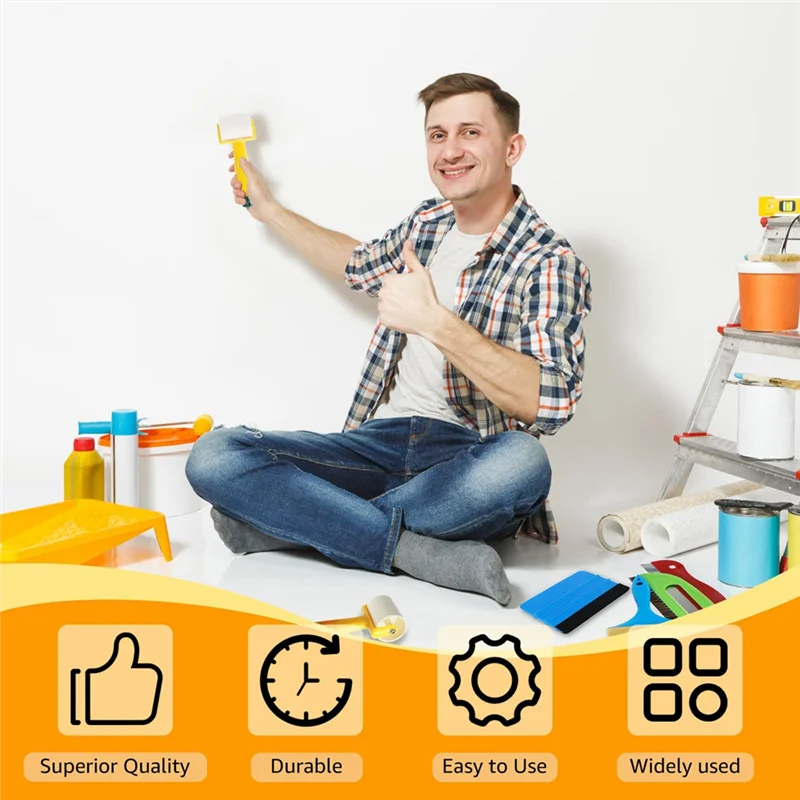 【HOT】Wallpaper Tool Kit Squeegee Smoother Tool For Wallpaper Hanging, Contact Paper,Wallpaper Paste
【HOT】Wallpaper Tool Kit Squeegee Smoother Tool For Wallpaper Hanging, Contact Paper,Wallpaper Paste