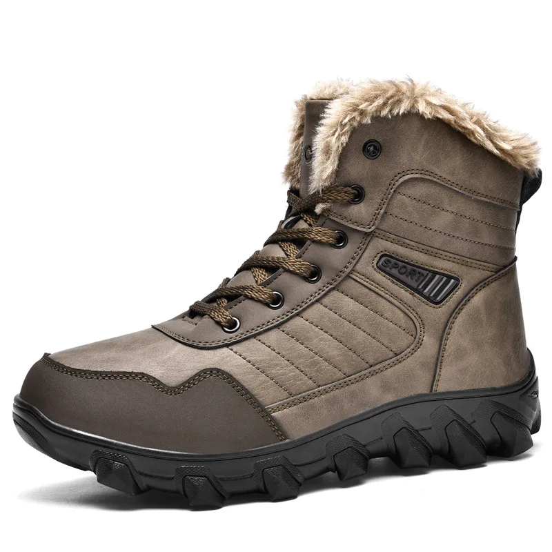 2023 New Snow Boots Men's Mid-tube Plus Velvet Warm Boots Man Winter Cotton Shoes Thick-soled Fur Integrated Shoes Size 39-48
2023 New Snow Boots Men's Mid-tube Plus Velvet Warm Boots Man Winter Cotton Shoes Thick-soled Fur Integrated Shoes Size 39-48