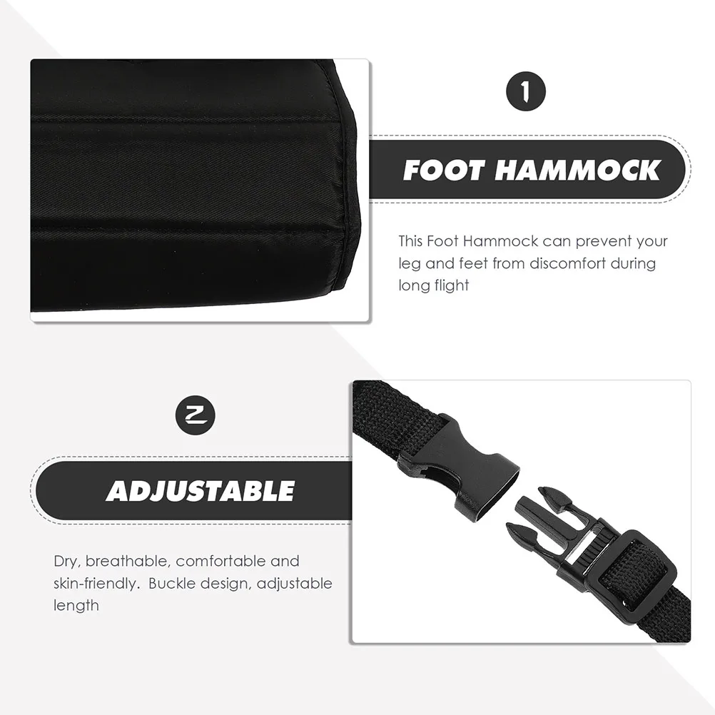 2Pcs Airplane Travel Footrest Foot Hammock for Long Flights Ergonomic Design Comfortable Rest Airplane Footrest
2Pcs Airplane Travel Footrest Foot Hammock for Long Flights Ergonomic Design Comfortable Rest Airplane Footrest