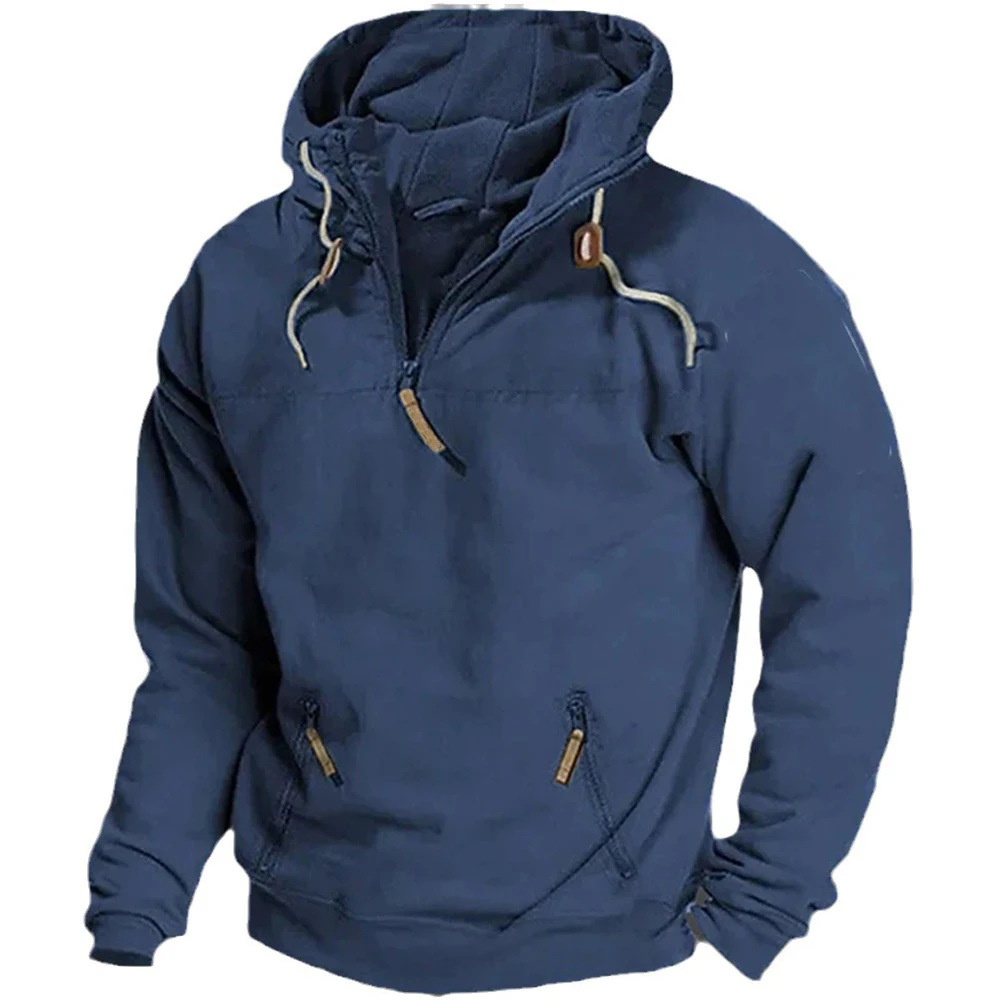 Fashion Men's Zip Pockets Hoodies Solid Color Hooded Sweatshirts Sport Casual Streetwear Pullover Coat Hoodie Clothing Male
Fashion Men's Zip Pockets Hoodies Solid Color Hooded Sweatshirts Sport Casual Streetwear Pullover Coat Hoodie Clothing Male
