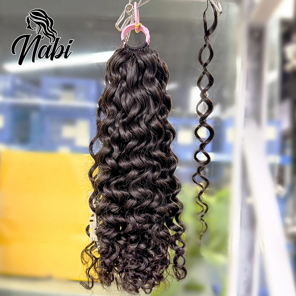 NABI Feather Crochet Human Hair Pre-Separated 60 pieces/pc 14-18inch 100% Human Hair Jerry Curly WaterWave Human Hair for Women
NABI Feather Crochet Human Hair Pre-Separated 60 pieces/pc 14-18inch 100% Human Hair Jerry Curly WaterWave Human Hair for Women