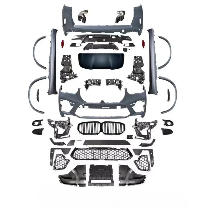 Factory for X5 G05 to X5M Style Full Body Kit Front Rear Bumper Side Skirt Spoiler Wing Mirror Cover Tuning Parts
Factory for X5 G05 to X5M Style Full Body Kit Front Rear Bumper Side Skirt Spoiler Wing Mirror Cover Tuning Parts