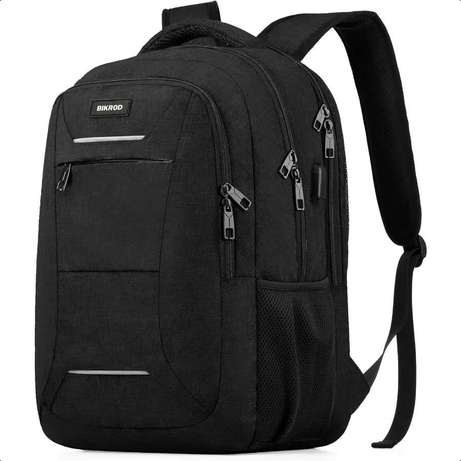 BIKROD Backpack for Men Women School Backpack for Teens Black Water Resistant Travel College Bookbag with USB Charging Port Fit
BIKROD Backpack for Men Women School Backpack for Teens Black Water Resistant Travel College Bookbag with USB Charging Port Fit