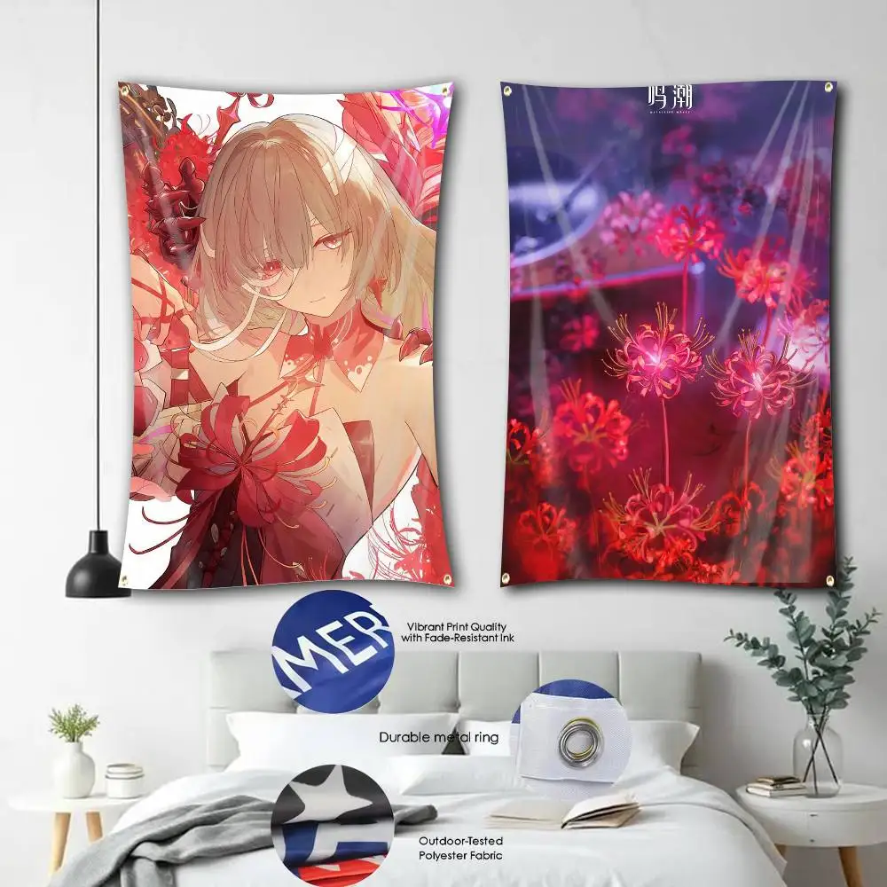 WuWa F-FLOLO Merchandise Flag Tapestry Banner for Bedroom Living Room Outdoor Camping Custom Supported
WuWa F-FLOLO Merchandise Flag Tapestry Banner for Bedroom Living Room Outdoor Camping Custom Supported