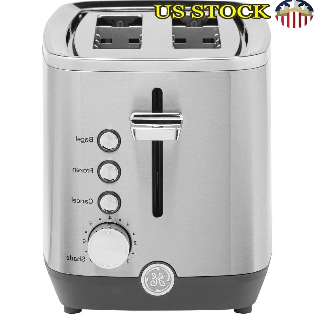 2 Slice Stainless Steel Toaster Extra Wide Slots 7 Shade Settings Even Toasting Removable Crumb Tray Illuminated Buttons
2 Slice Stainless Steel Toaster Extra Wide Slots 7 Shade Settings Even Toasting Removable Crumb Tray Illuminated Buttons