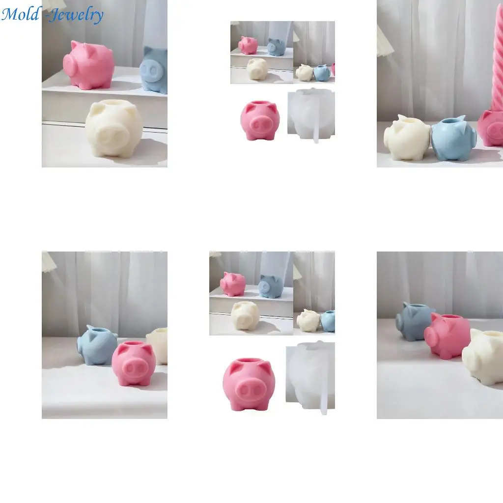 69HB Resin Casting Holder Silicone Mold Big Nose Pig Mirror Mold Suitable for Epoxy Holder Family Table Decor
69HB Resin Casting Holder Silicone Mold Big Nose Pig Mirror Mold Suitable for Epoxy Holder Family Table Decor