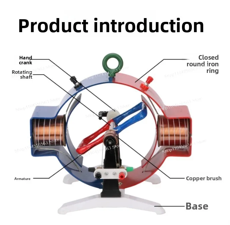 Motor Principle Illustrator: DC Electric Motor Model, Physics Lab Equipment for Electrical Experiment Tools
Motor Principle Illustrator: DC Electric Motor Model, Physics Lab Equipment for Electrical Experiment Tools