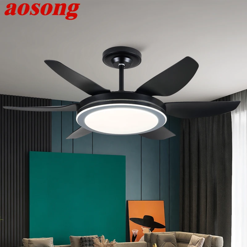 AOSONG Fan Light Nordic LED Ceiling Fan Light Modern Minimalist Restaurant, Living Room, Bedroom Commercial Electric Fan
AOSONG Fan Light Nordic LED Ceiling Fan Light Modern Minimalist Restaurant, Living Room, Bedroom Commercial Electric Fan