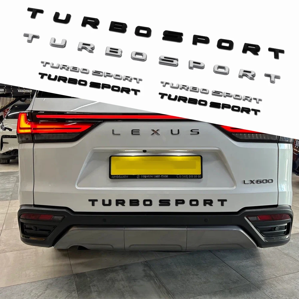 3Pcs For Lexus FSPORT IS200 ES300h ct200h RX350 IS300h NX Car Door Body Trunk TURBO SPORT Letter Badge Emblem Sticker Decoration
3Pcs For Lexus FSPORT IS200 ES300h ct200h RX350 IS300h NX Car Door Body Trunk TURBO SPORT Letter Badge Emblem Sticker Decoration