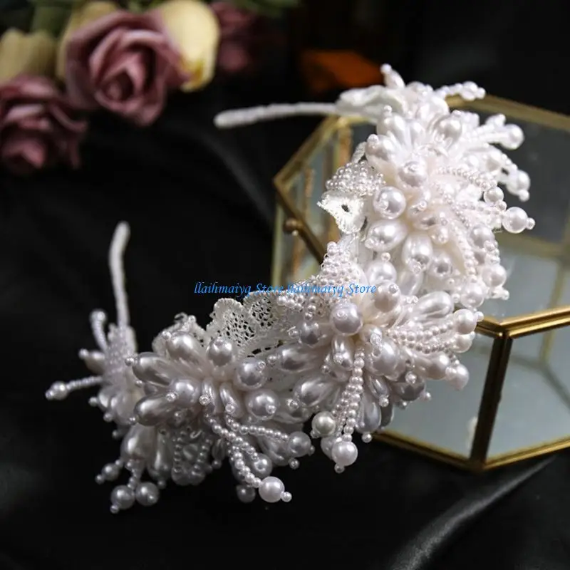 573B Modern Sparkling Pearls Hair Jewelry Bridal Headpieces Party Blingbling Flower
573B Modern Sparkling Pearls Hair Jewelry Bridal Headpieces Party Blingbling Flower