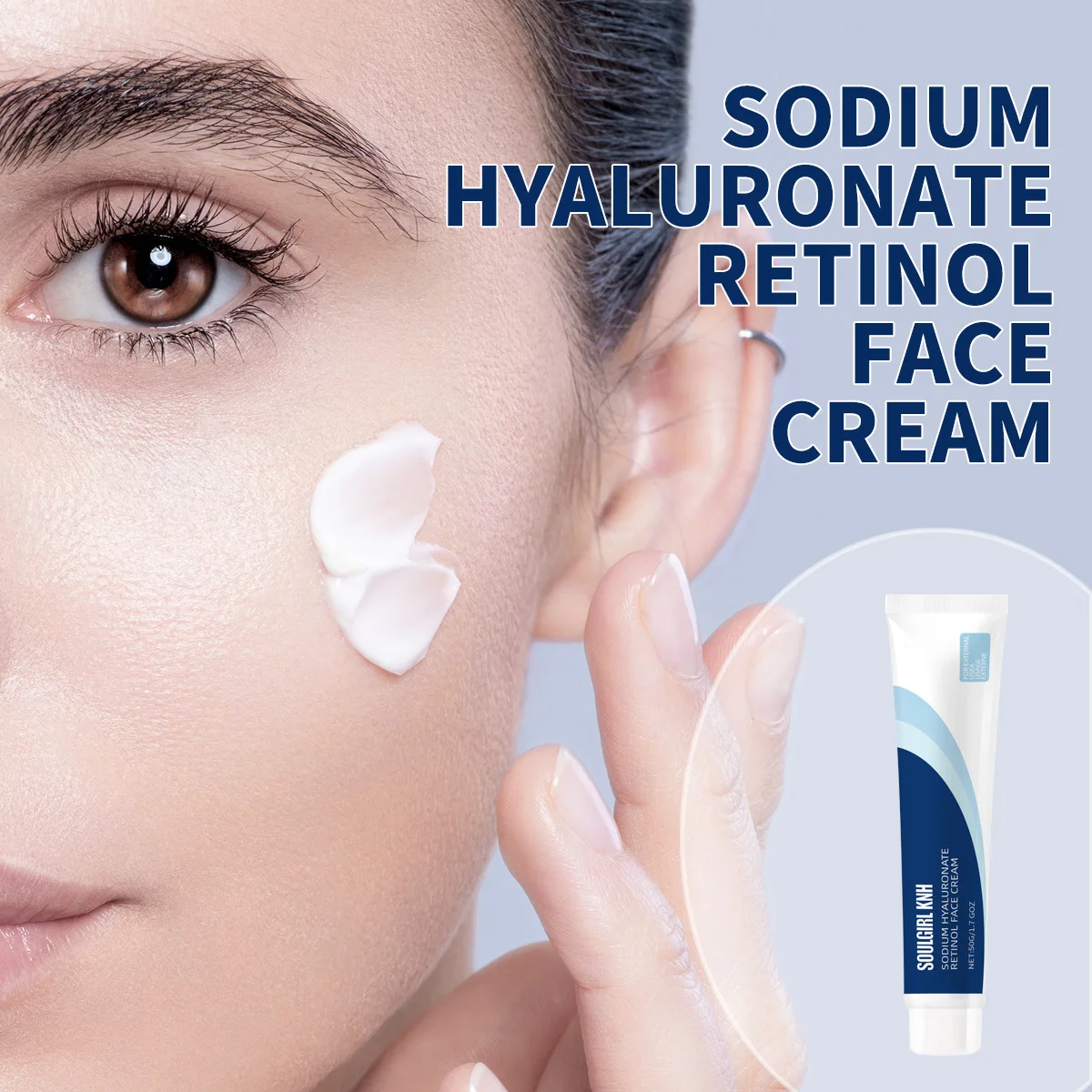 50g Sodium Hyaluronate Retinol Face Cream Deep Moisturizing Brightening Skin Tone Firming Face Cream Anti-Wrinkle Skin Care
50g Sodium Hyaluronate Retinol Face Cream Deep Moisturizing Brightening Skin Tone Firming Face Cream Anti-Wrinkle Skin Care