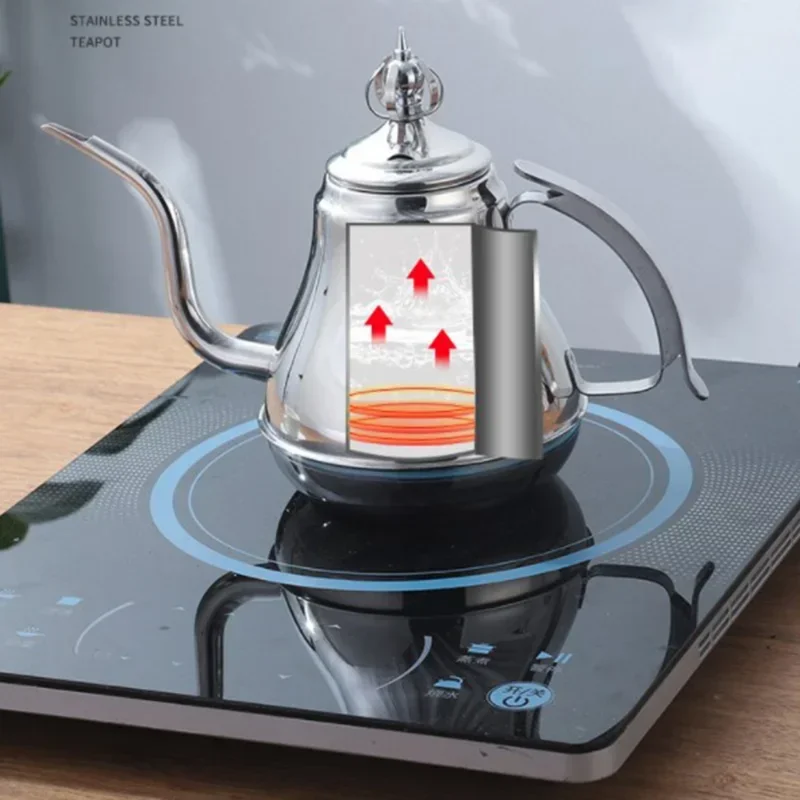1.2/1.8L Stainless Steel Coffee Drip Pot Gooseneck Kettle Teapot Tea Maker With Filter Induction Cooker Tea Kettle Kitchen tools
1.2/1.8L Stainless Steel Coffee Drip Pot Gooseneck Kettle Teapot Tea Maker With Filter Induction Cooker Tea Kettle Kitchen tools